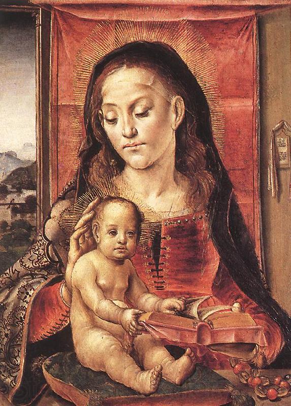 BERRUGUETE, Pedro Virgin and Child Germany oil painting art